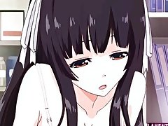 Hentai girl gets facialed